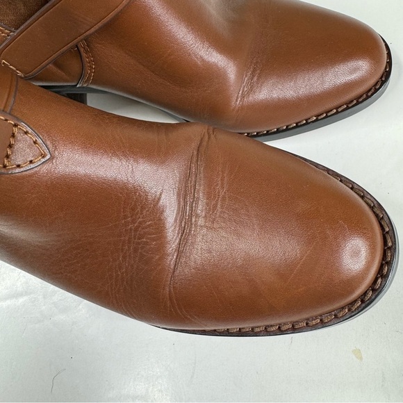 Coach Brown Leather Ankle Boots Size 7.5 - Picture 3 of 8